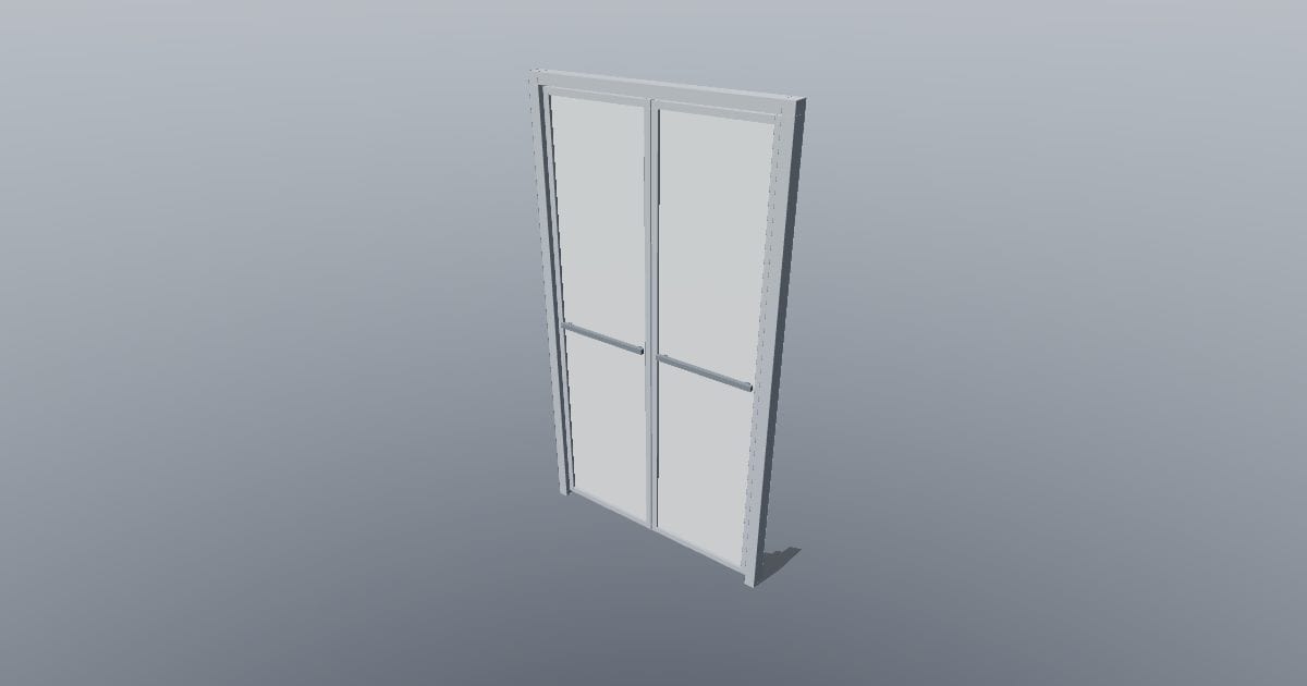 Hot aisle door - Original MEP CAD