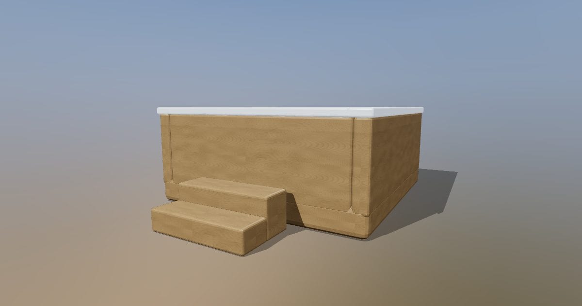 Hot tub - Original exterior model