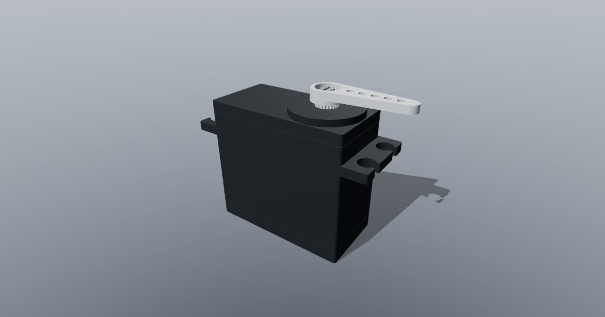 HS-311 standard servo with original horn