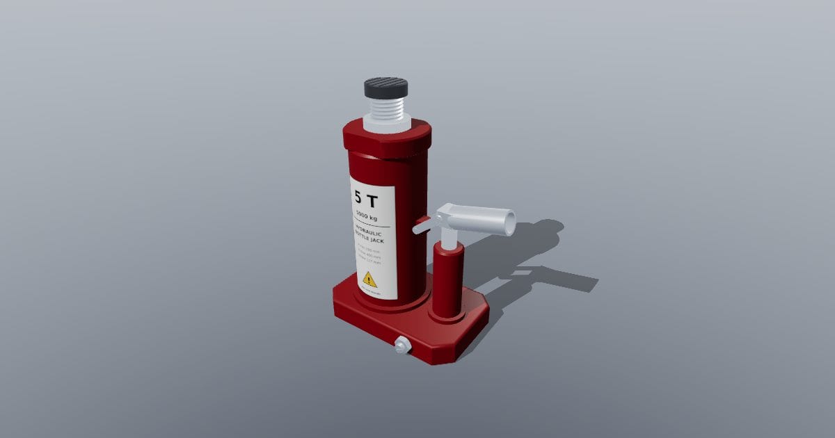 Hydraulic bottle jack 5 t