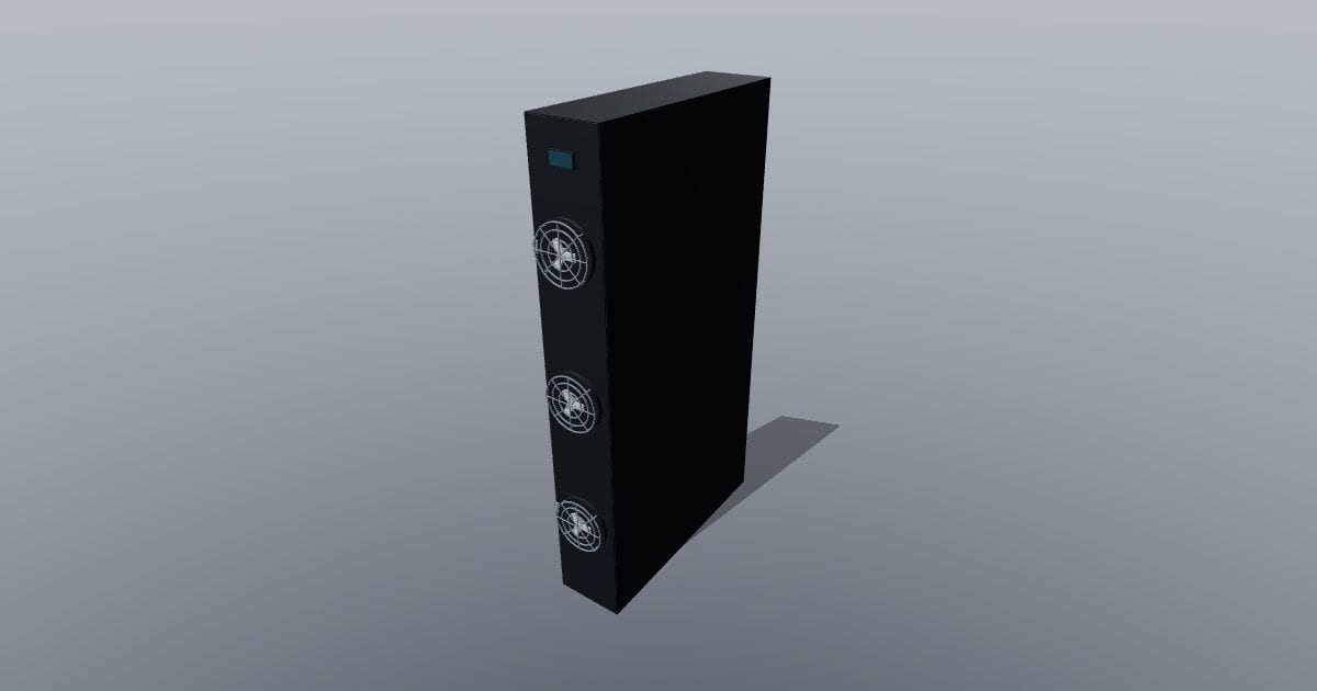 In row cooler - Original MEP CAD