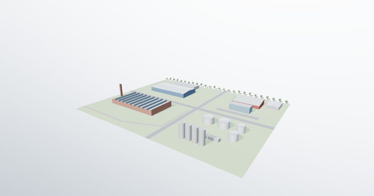 Industrial estate (CityJSON)