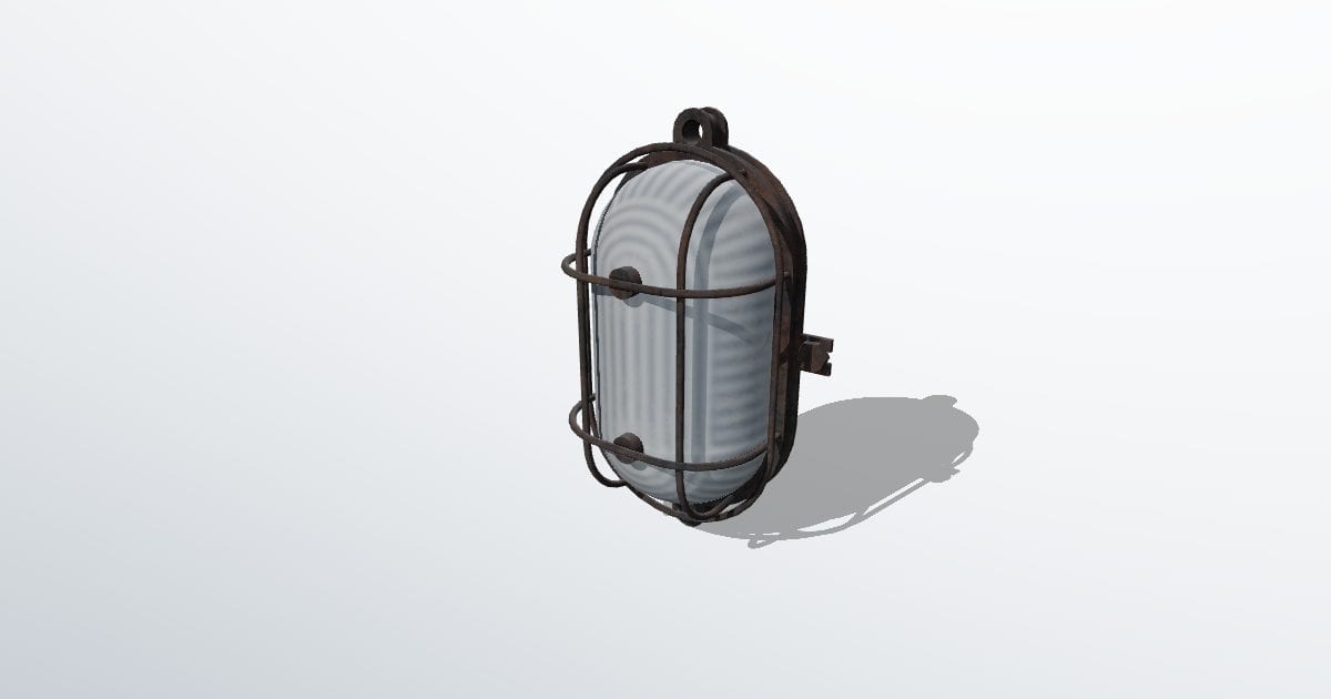 Industrial wall lamp