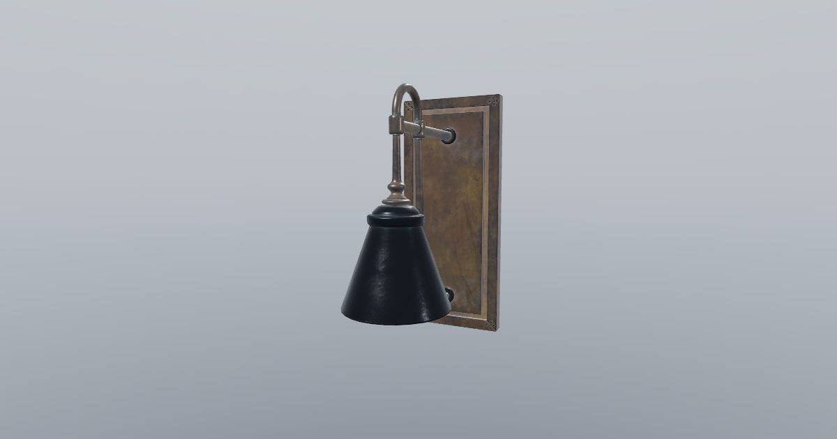 Industrial wall sconce