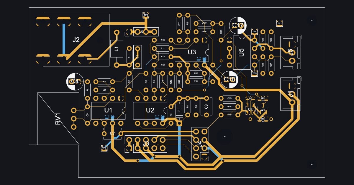 Instrument preamp channel board