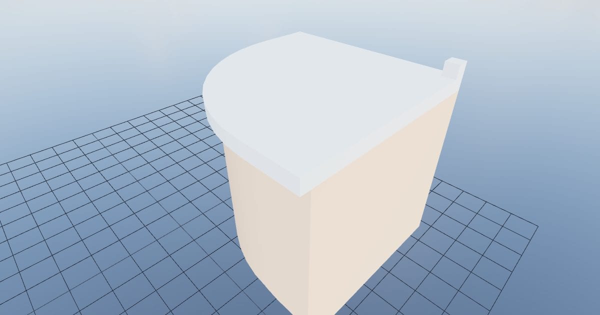 Kitchen cabinet corner round