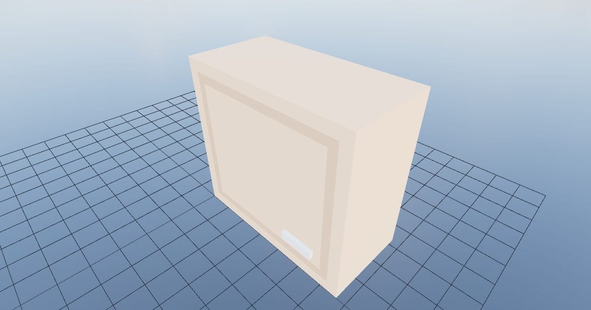 Kitchen cabinet upper