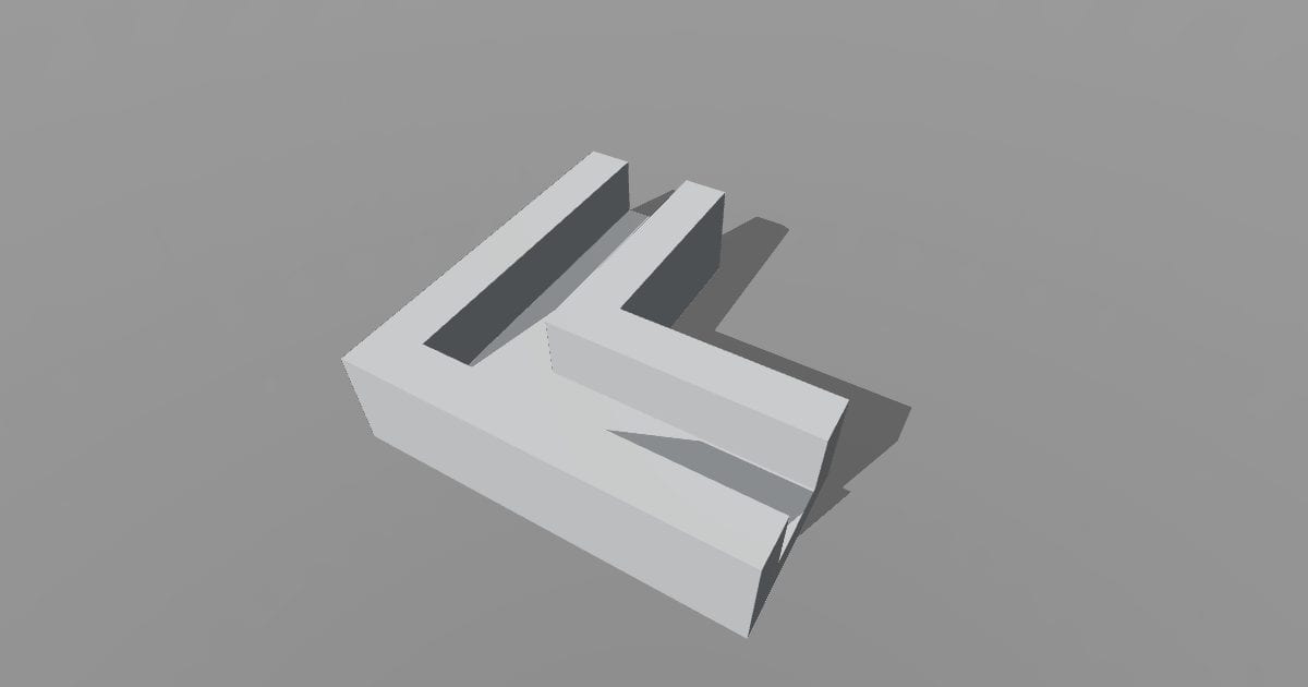 L lighting-track connector