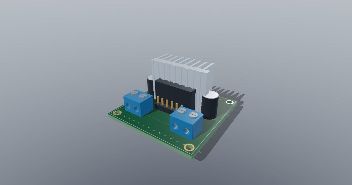 L298N motor driver module