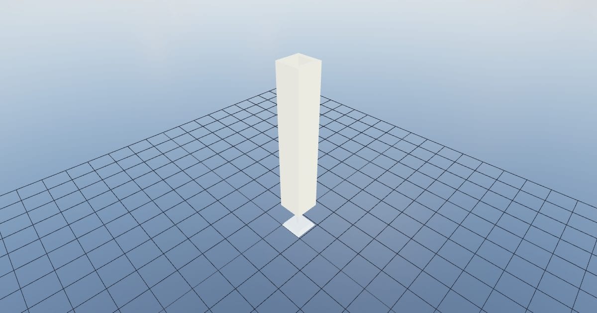 Lamp square floor