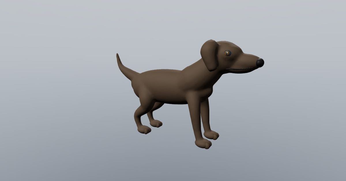 Large dog standing