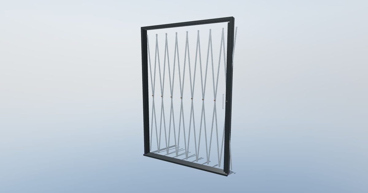 Lattice - Folding Security Gate