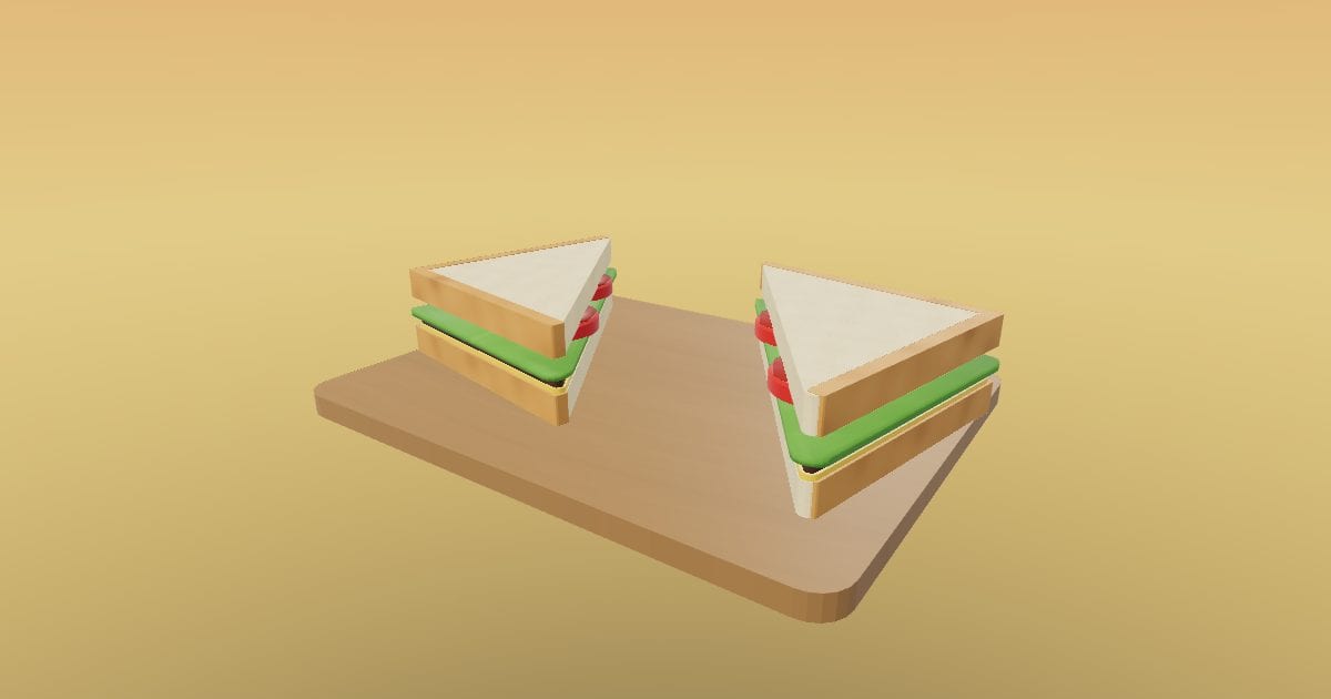 Layered sandwich