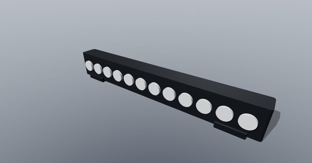 Led bar - Original lighting CAD