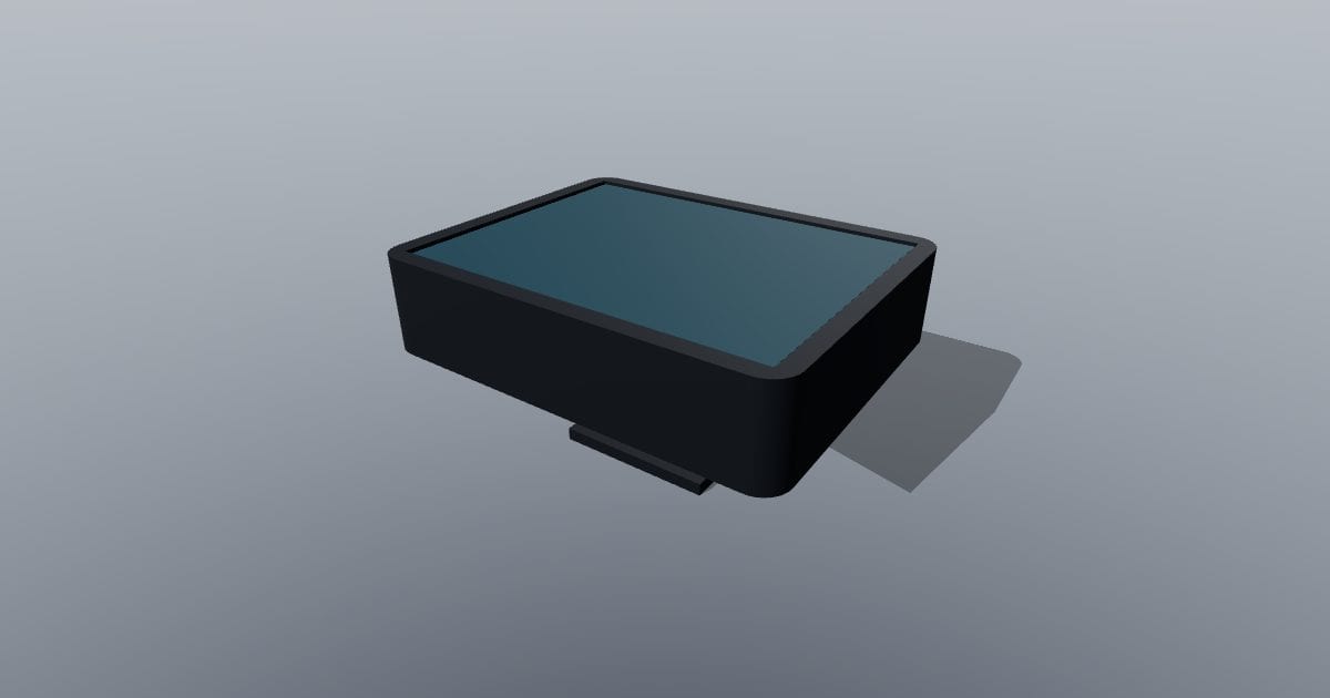 LED floodlight on knuckle mount