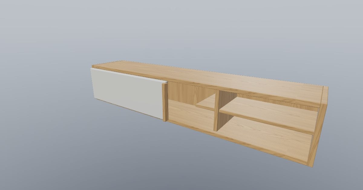 LEVITATE 180 - Wall Media Console