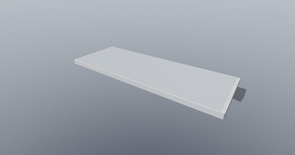 Light shelf - Original lighting CAD