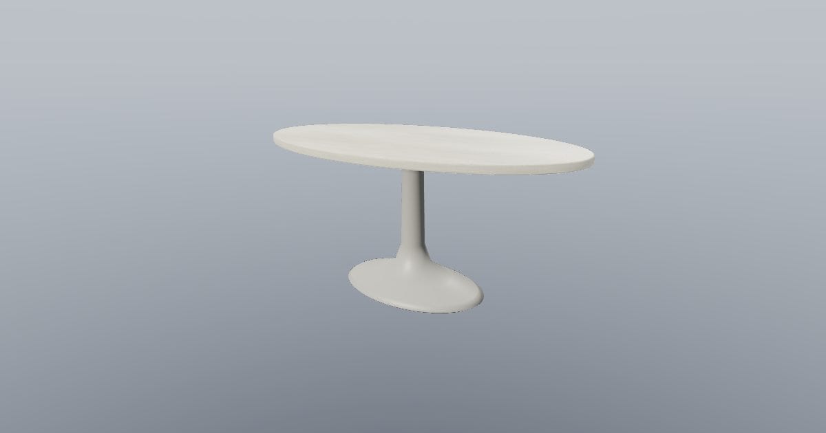 Lily Oval - Oval Tulip Dining Table