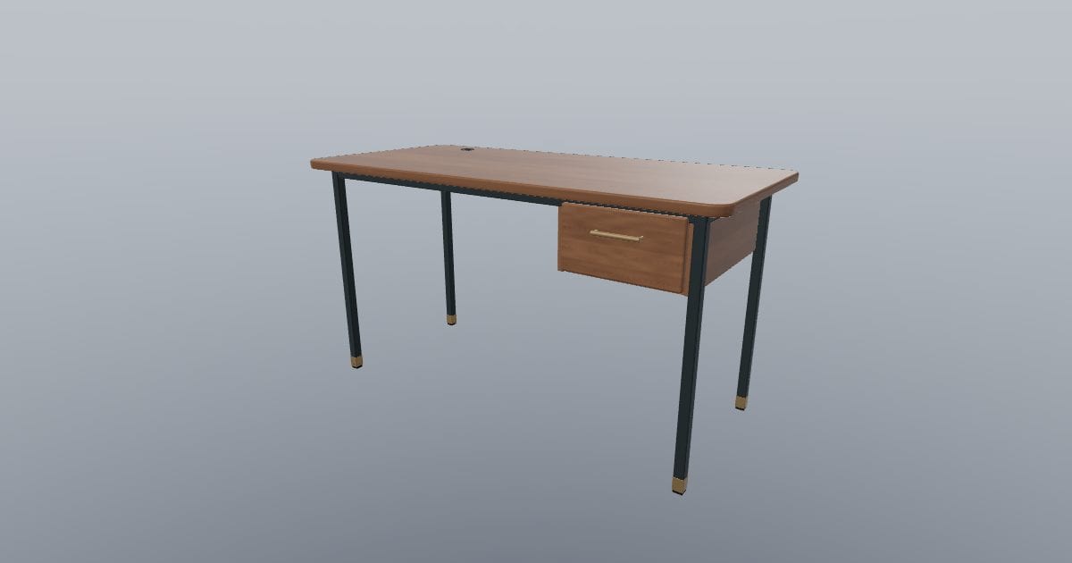 LINEA 140 - Walnut Writing Desk