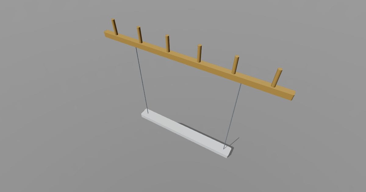Linear chandelier - Original lighting CAD
