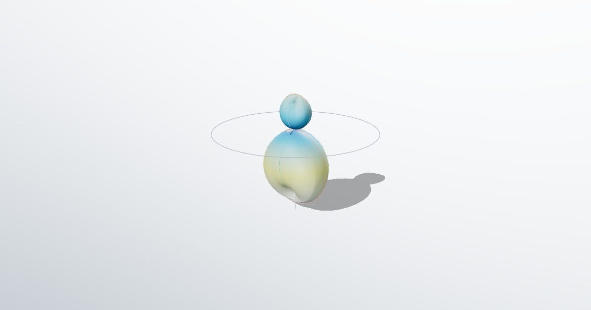 Linear pendant with spectrum (TM-33): Free TM33 3D model (CC0 ...