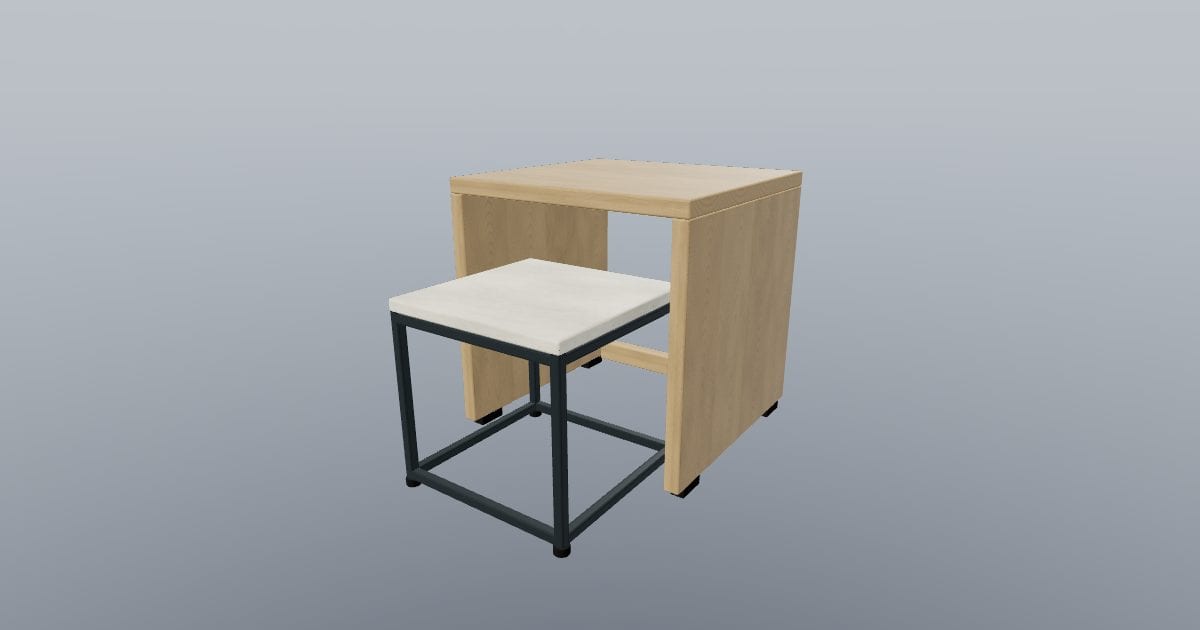 Link Cubes - Interlocking Cube Side Tables
