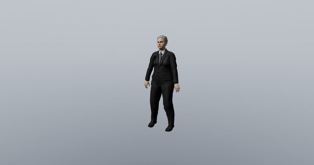 Locomotion collection - Harper 3D Person, Animated