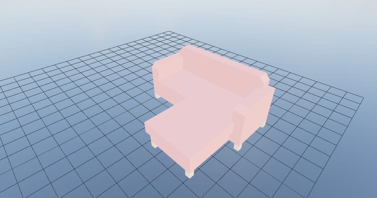 Lounge sofa long