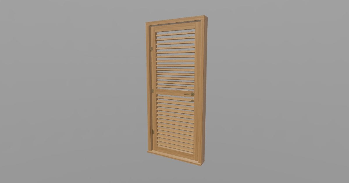 Louver - Louvered Utility Door