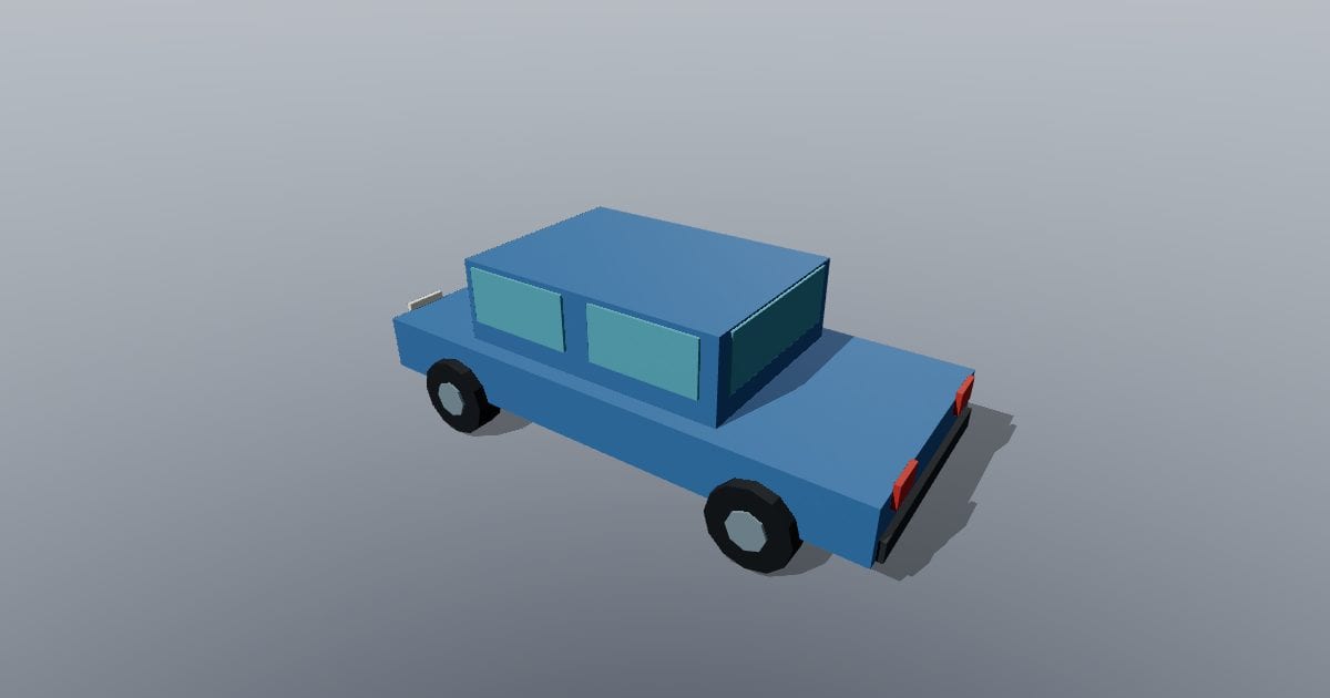 Low-poly City - Car
