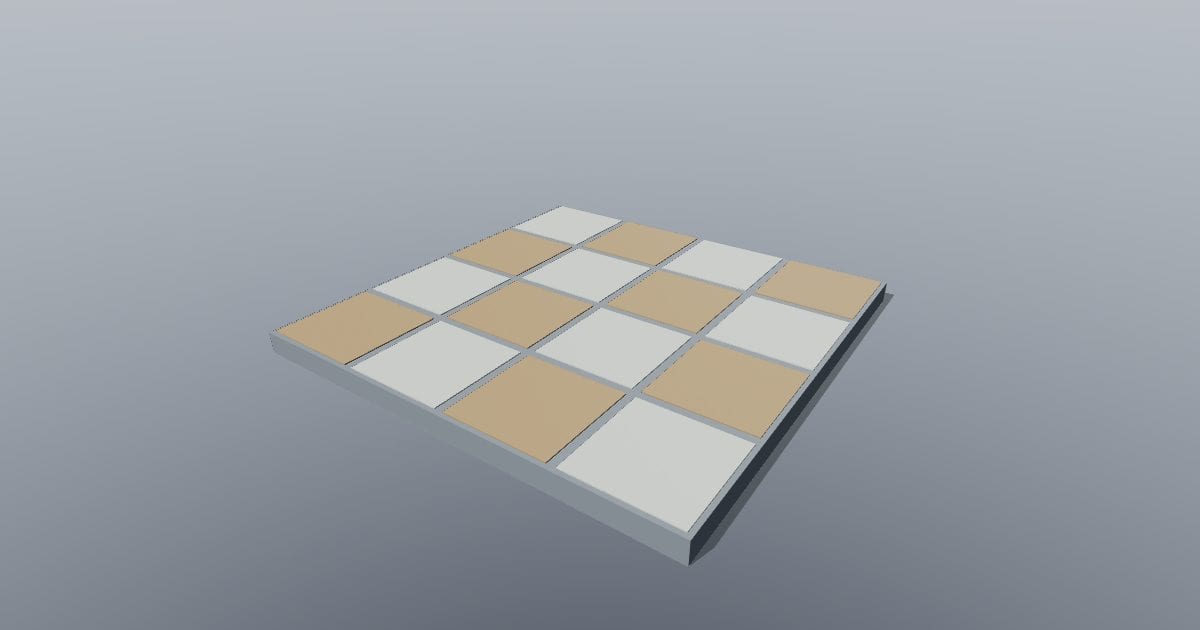 Low-poly City - Plaza tile