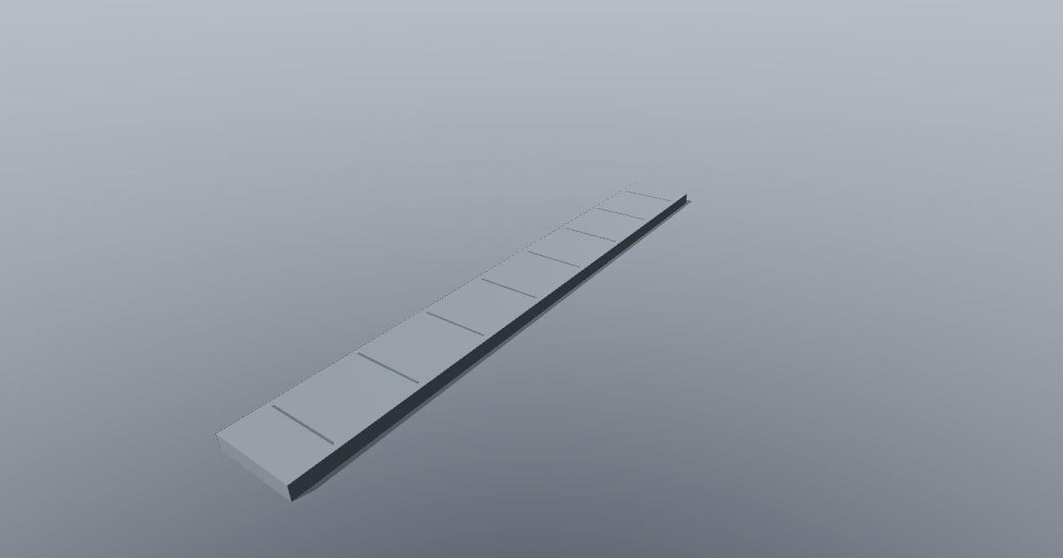 Low-poly City - Sidewalk
