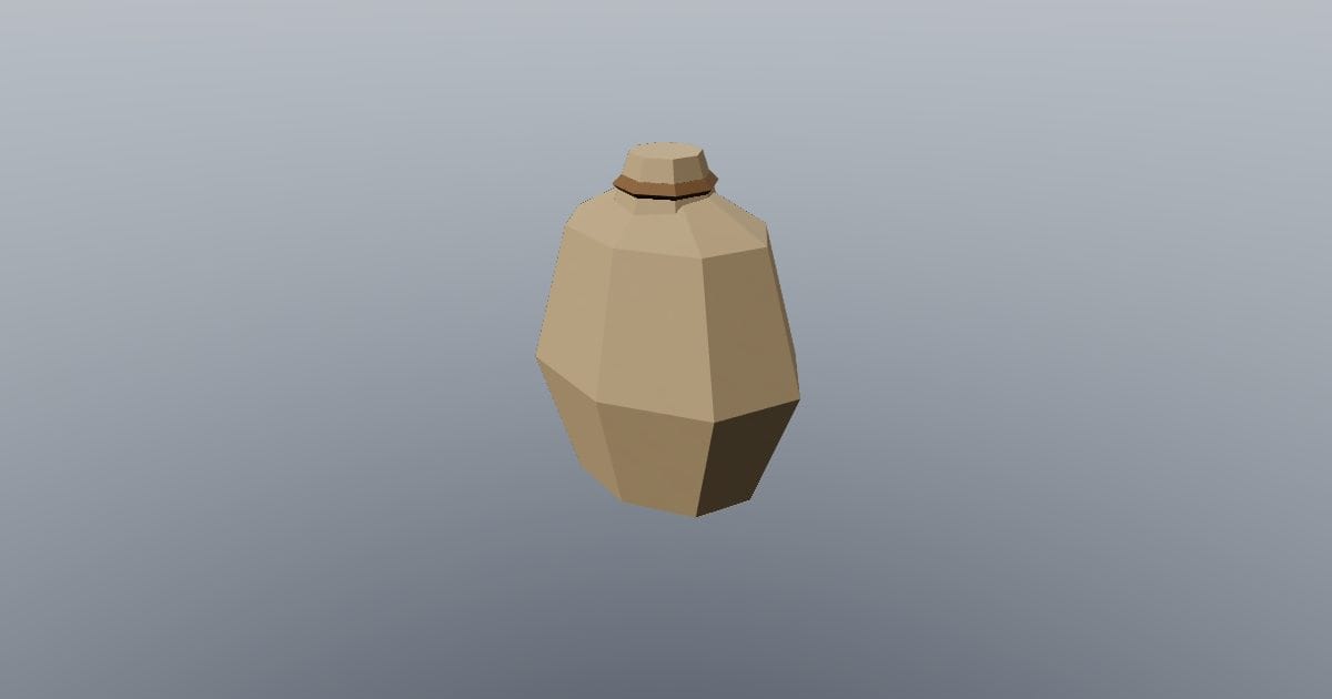Low-poly Farm - Feed sack