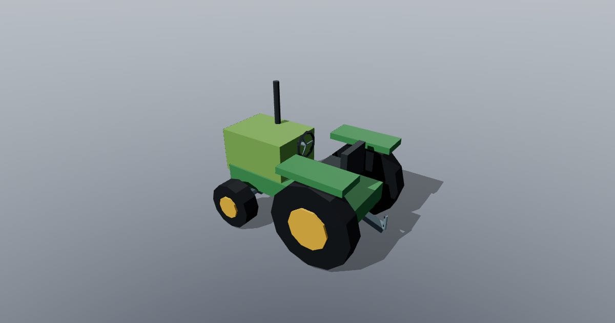 Low-poly Farm - Tractor