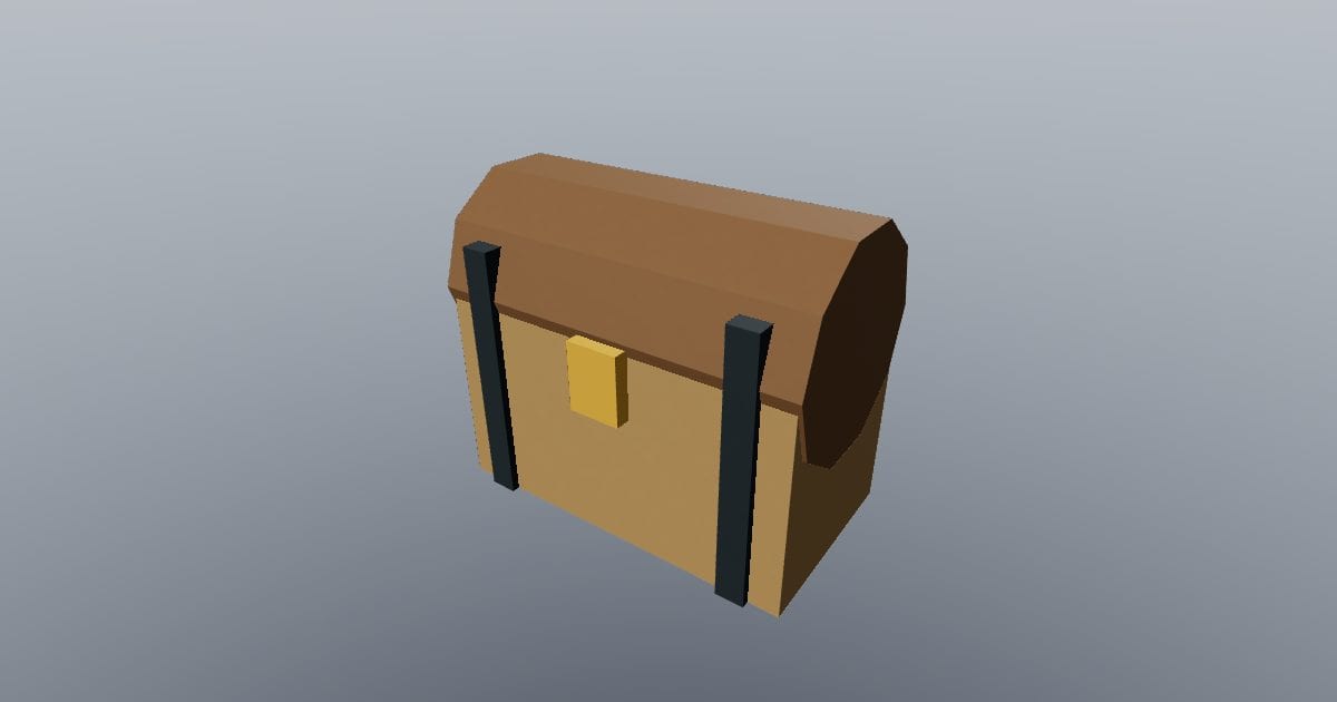 Low-poly Medieval - Chest