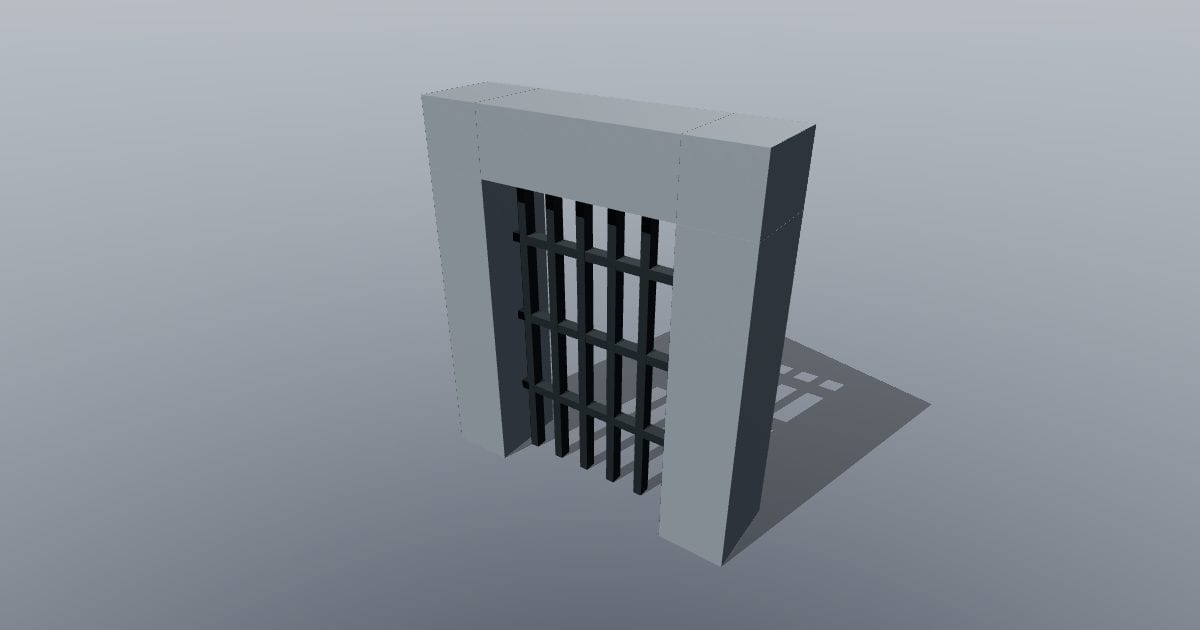 Low-poly Medieval - Gate