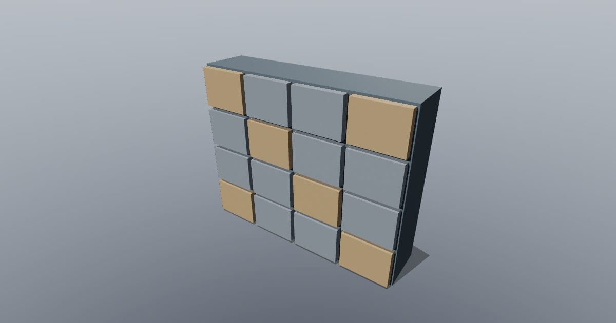 Low-poly Medieval - Wall straight
