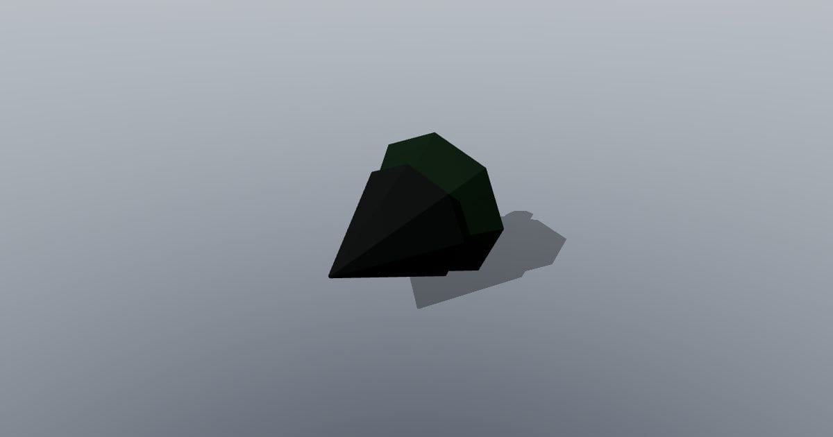 Low-poly Nature - Conical pine tree (FBX)