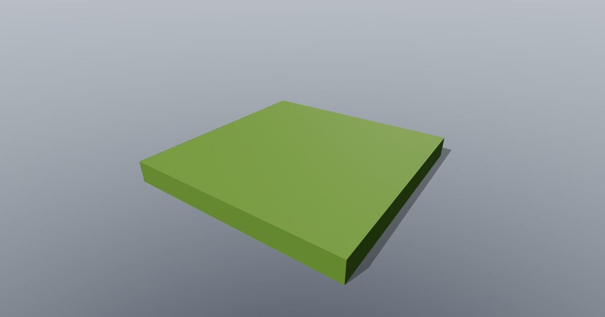 Low-poly Nature - Terrain flat tile