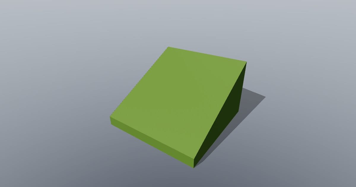 Low-poly Nature - Terrain slope tile