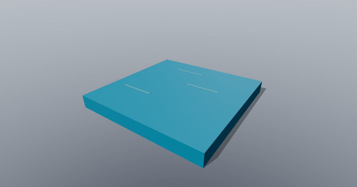 Low-poly Nature - Water tile