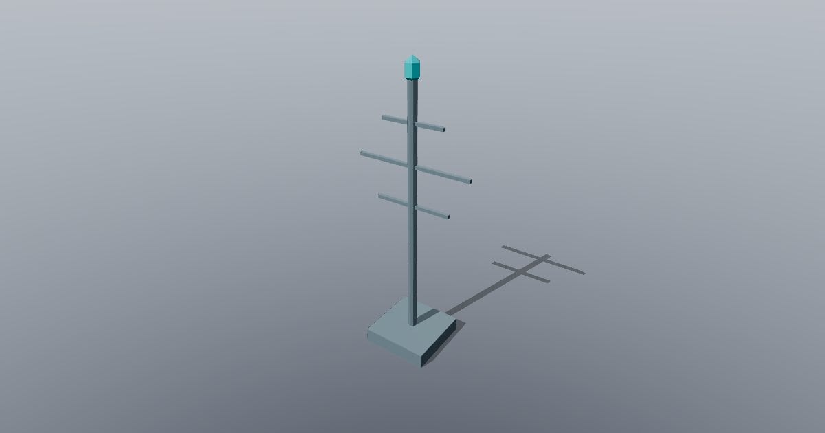 Low-poly Sci-fi - Antenna