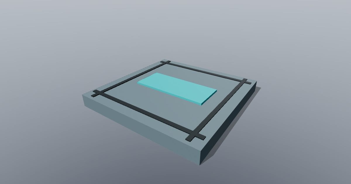 Low-poly Sci-fi - Ceiling tile