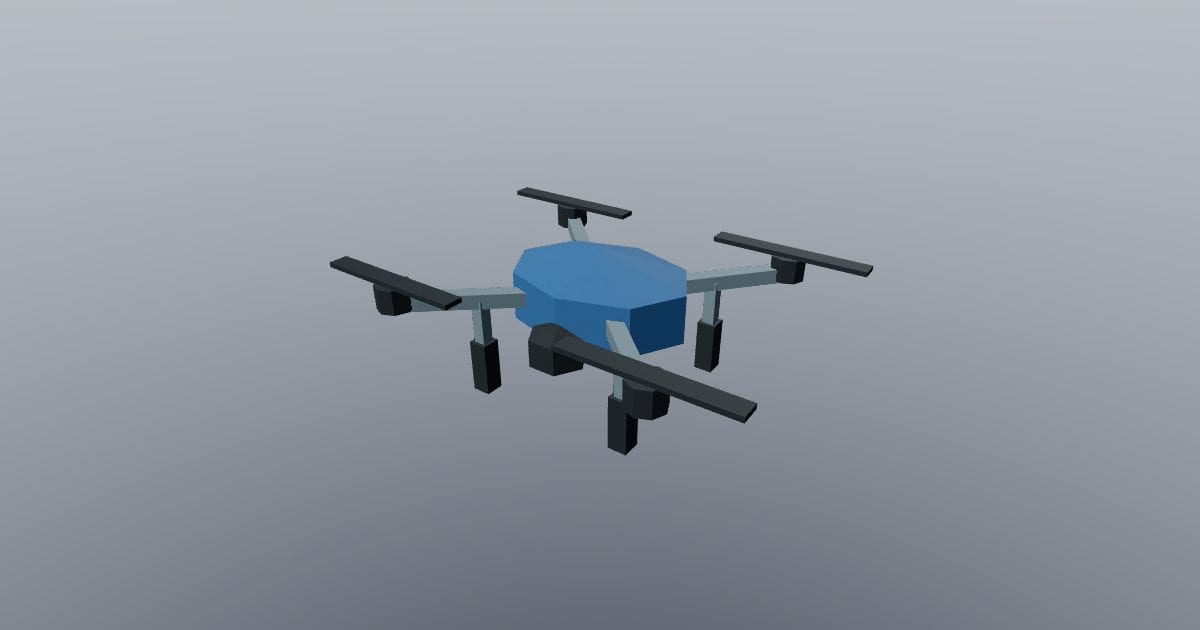 Low-poly Sci-fi - Drone