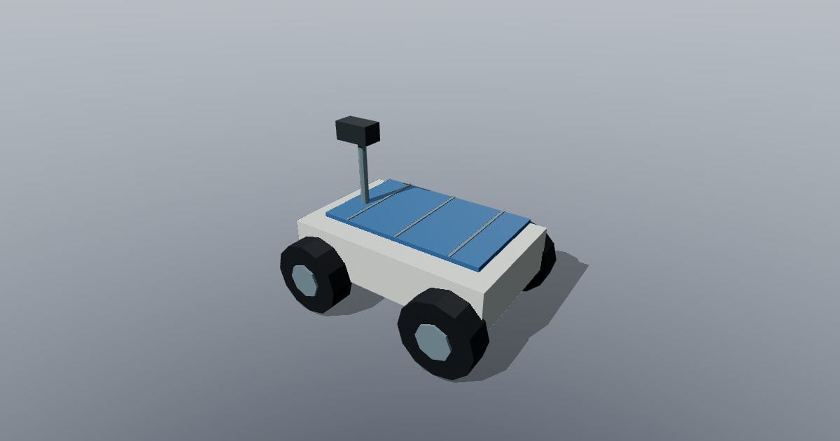 Low-poly Sci-fi - Rover
