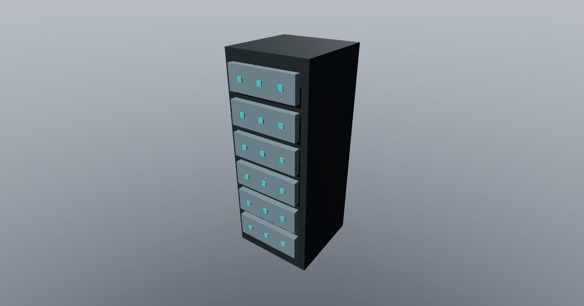 Low-poly Sci-fi - Server