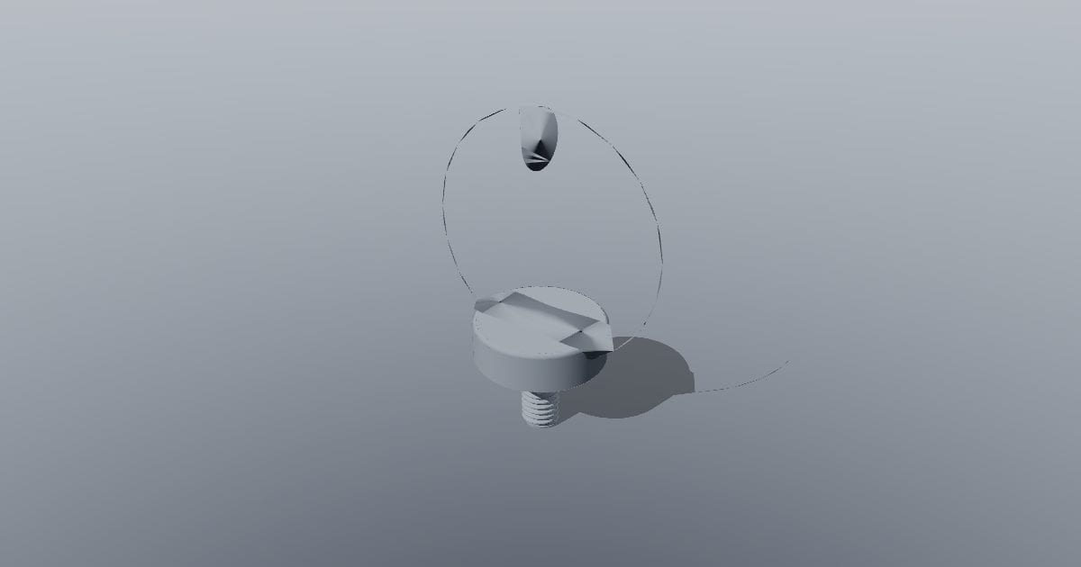 M6 nominal DIN 580 eye bolt