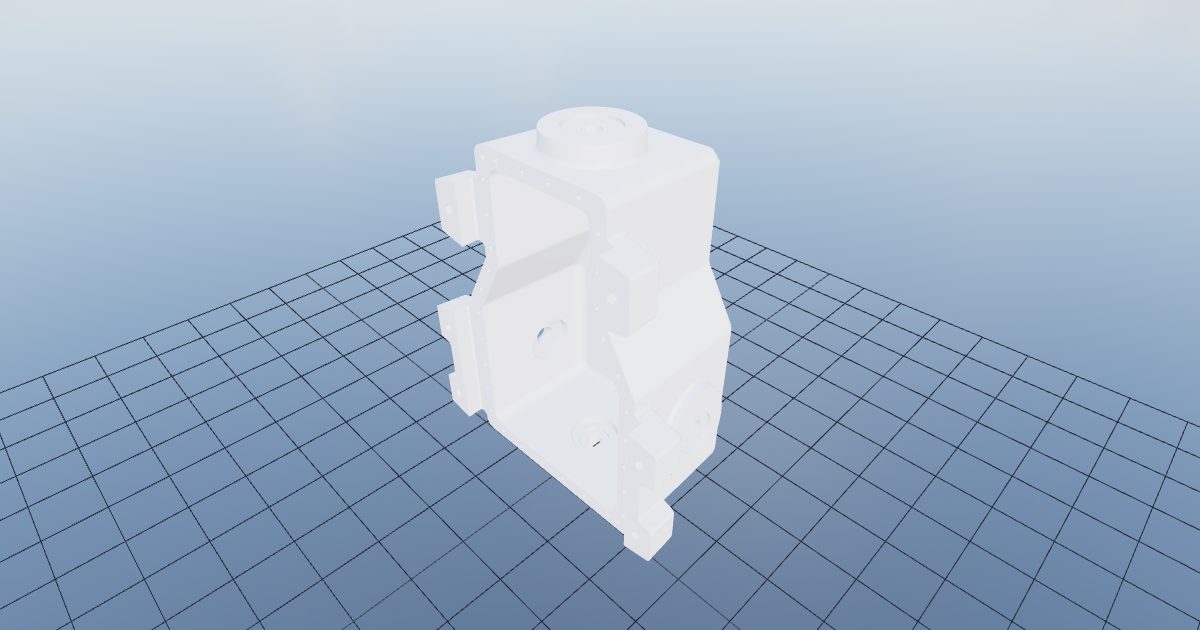 Machined test part NIST CTC-02 (STEP)