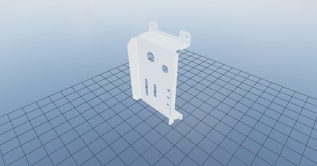 Machined test part NIST CTC-03 (STEP)