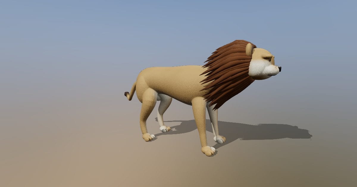 Male lion